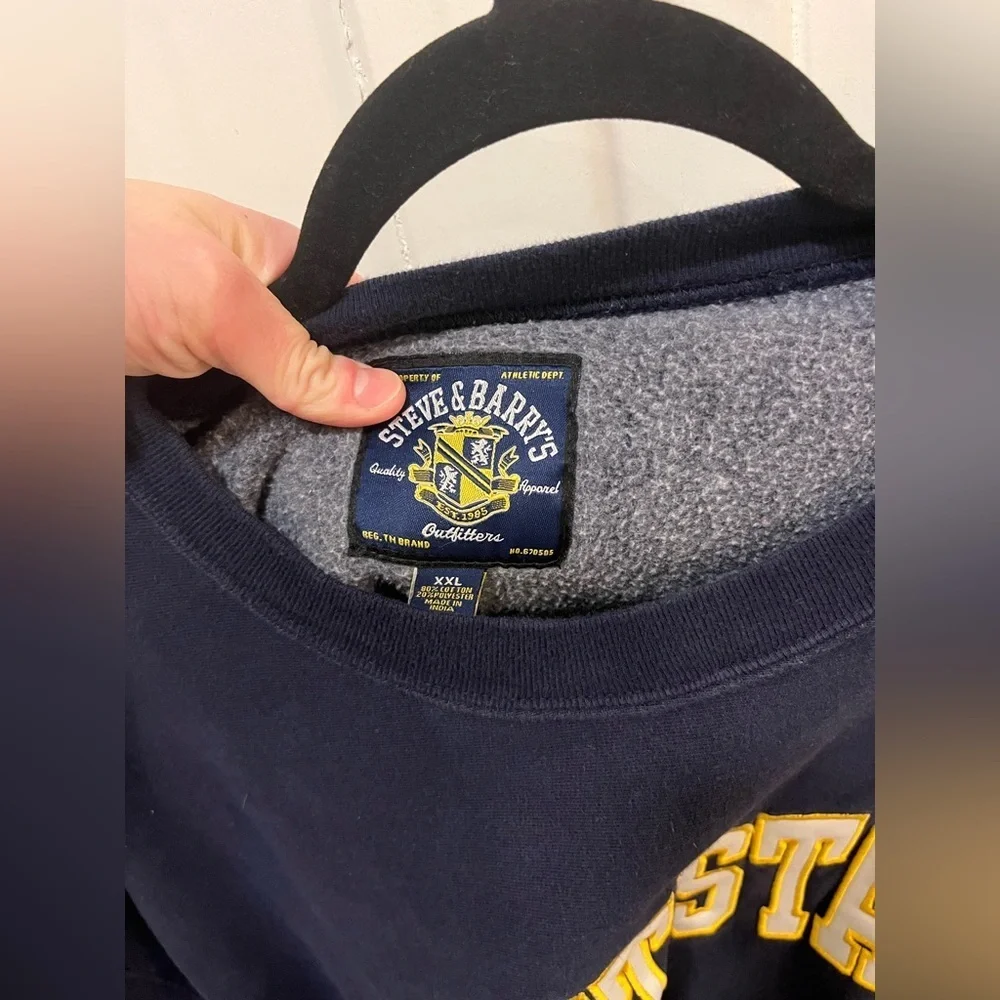 Steve & Barry's Kent State University crewneck sweatshirt Navy Blue XXL